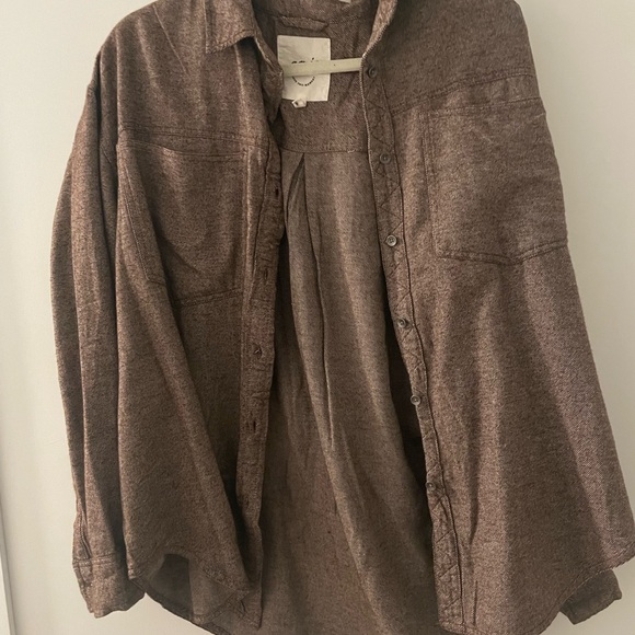 Aerie Anytime Fave Twill Button Down - Picture 4 of 5